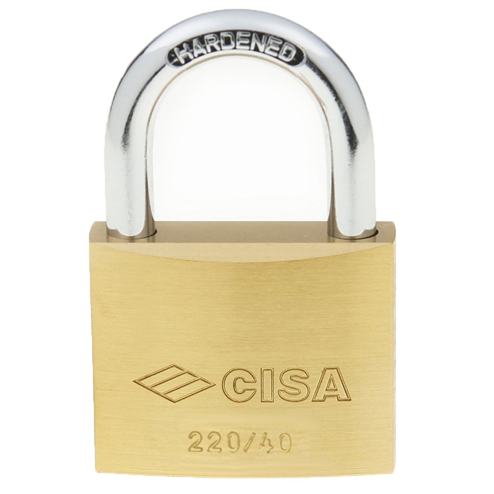 Cisa Brass Padlock 22010 40mm OS