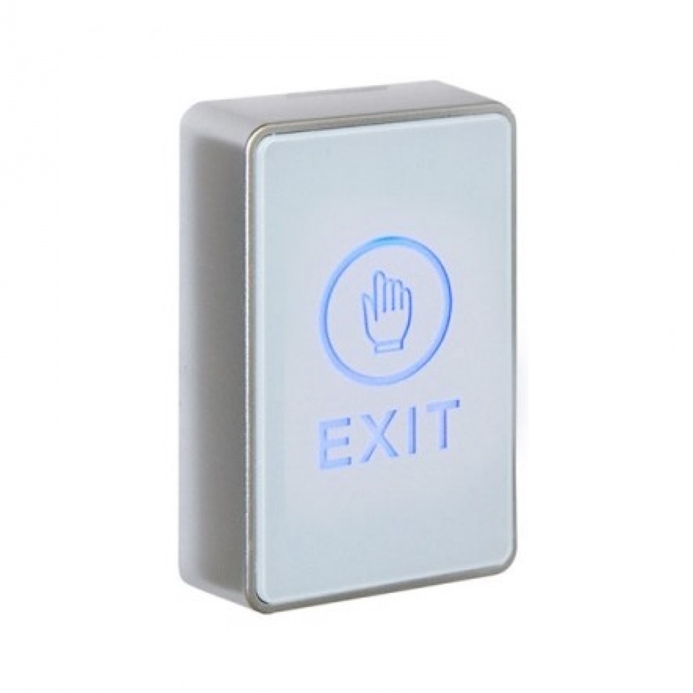 Securefast LED Narrow Touch To Exit Button White