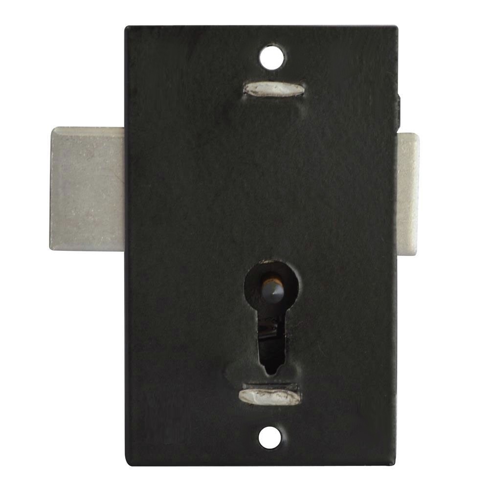 Asec No 150 1 Lever Straight Cup. Lock 57mm BLK KA
