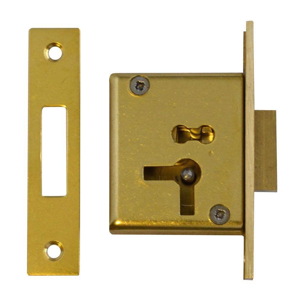Asec No.15 4 Lever Cut Cupboard Lock 54mm RH