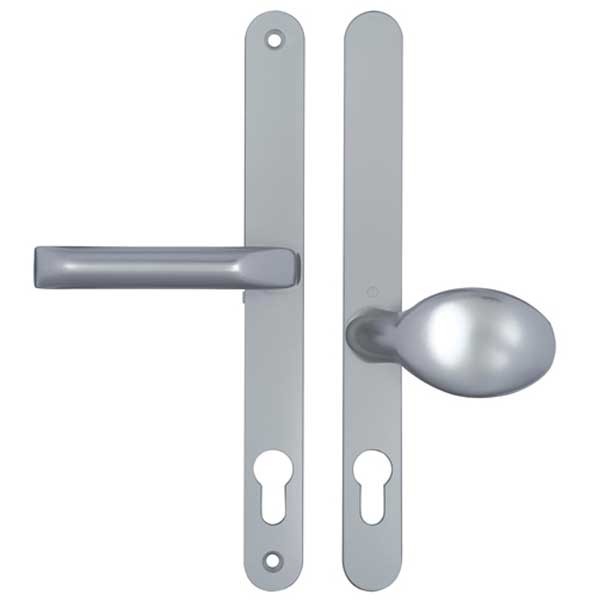 Hoppe Lever / Moveable Pad 92/62PZ 240mm Silver