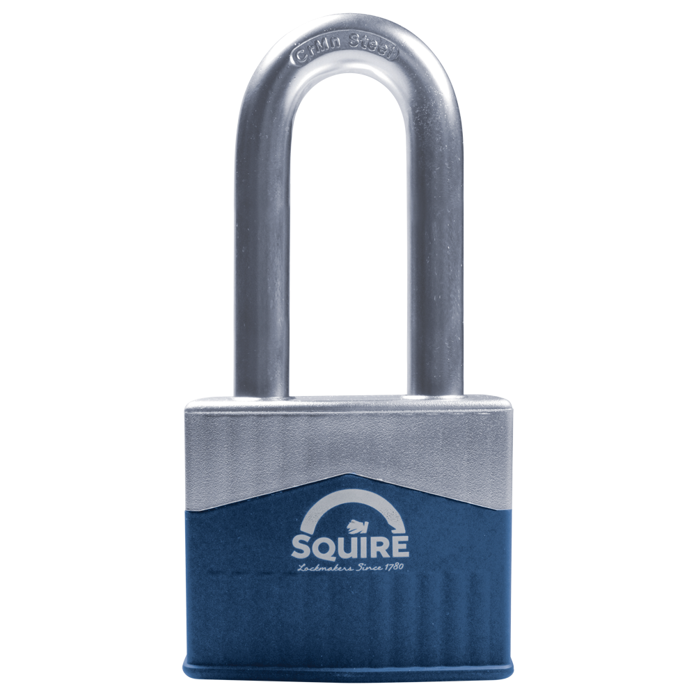 Squire Warrior Long Shackle Padlock 65mm