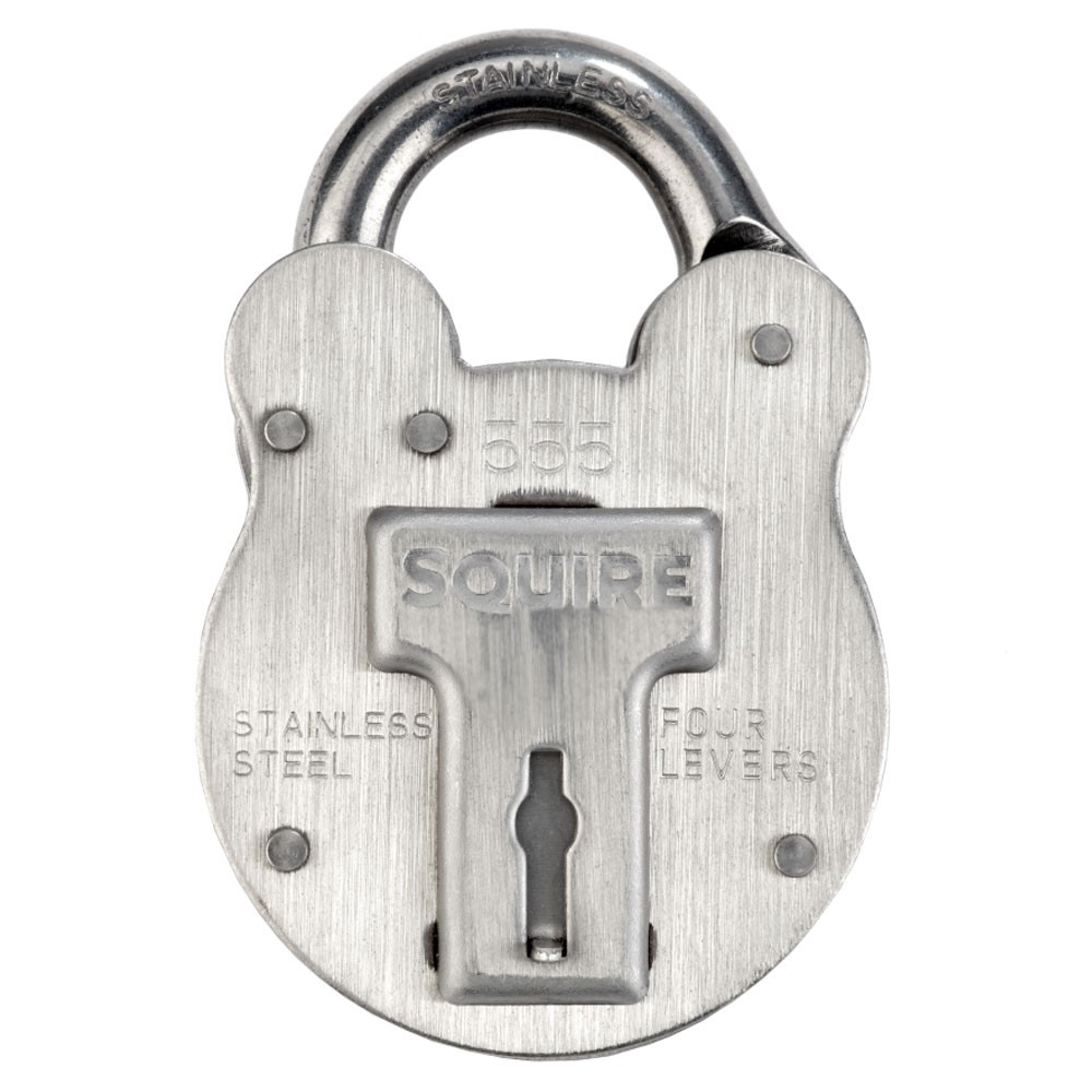 Squire 555 Stainless Steel Marine Padlock