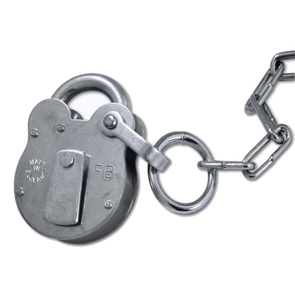 Walsall Fire Brigade Padlock FB1 with Chain 