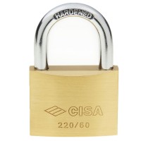 Cisa Brass Padlock 22010 60mm OS