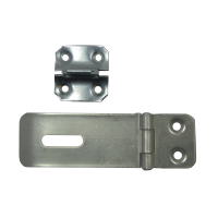 Asec Safety Hasp & Staple Galvanised 75mm