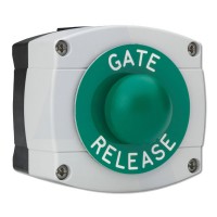 Asec Surface Mounted Gate Release Green Dome