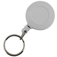 SKS Small Plastic Key Reel With Cord White