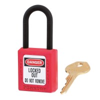 Master Lock 406 Safety Padlock Red
