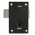 Asec No 150 1 Lever Straight Cup. Lock 67mm BLK KA