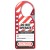 Master Lock Labeled Lockout Hasp Red