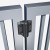 Hinge Fitted on Metal Gate